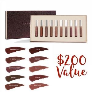Anastasia Beverly Hills | 9pc Liquid Lipstick Set (Medium-Deep) new in box